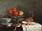 Eugene Boudin, Nature Morte A La Pomme